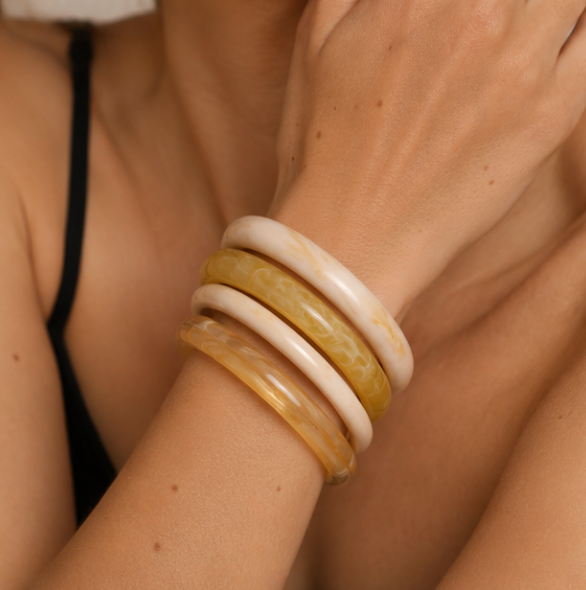 Marbled Resin Bangles