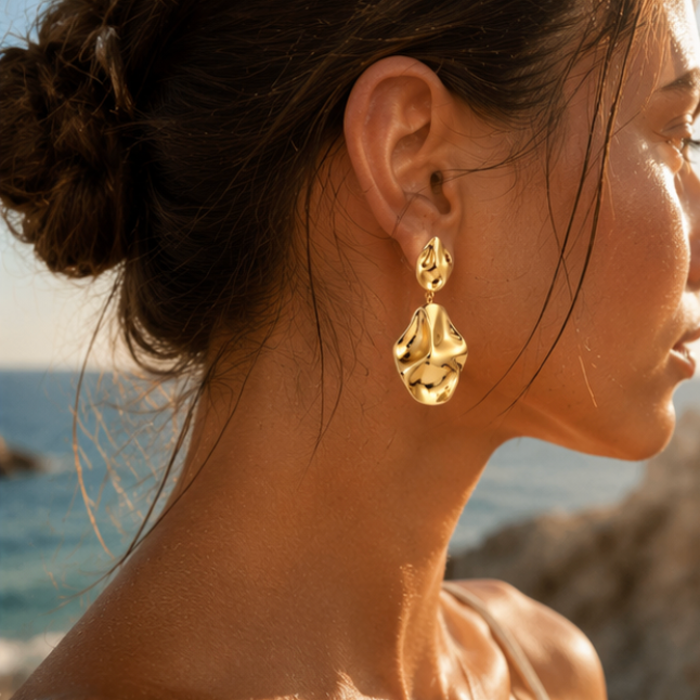 Starfish Drop Earrings