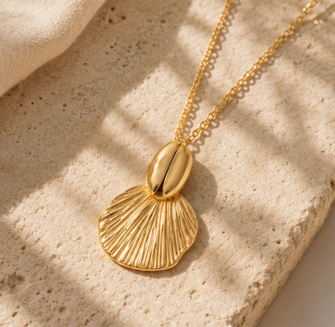 Soleil Shell Necklace