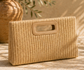 Capri Straw Clutch