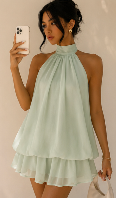 Mint Chiffon Mini