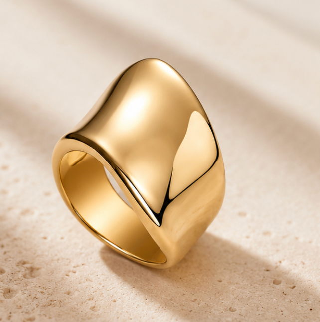 Wavy Stack Ring