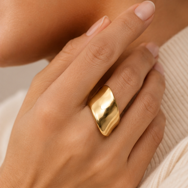 Wavy Stack Ring